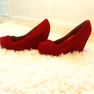 Sold. Red Aldo Shoes